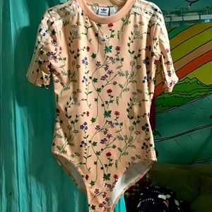 Adidas Floral Bodysuit